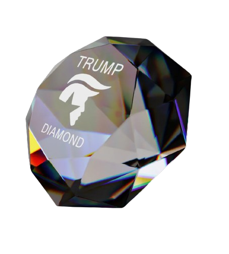 premium donald trump diamond